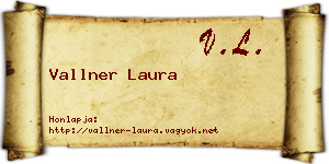 Vallner Laura névjegykártya